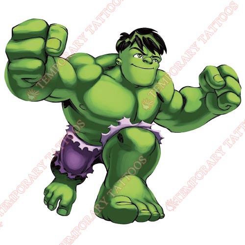 Hulk Customize Temporary Tattoos Stickers NO.160